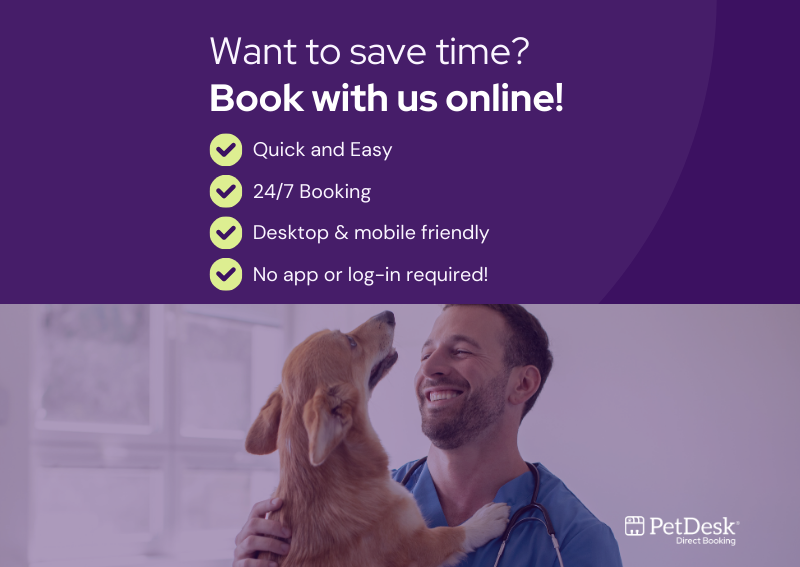 Carousel Slide 1: PetDesk Appointment Booking
